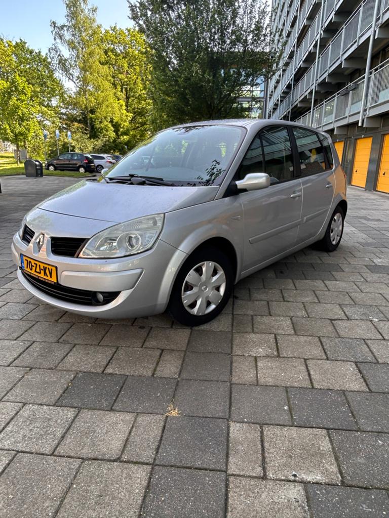 Renault Scénic 1.6 16V 82KW 2008 Grijs, Stof, 4 cilinders, Origineel Nederlands, Particulier