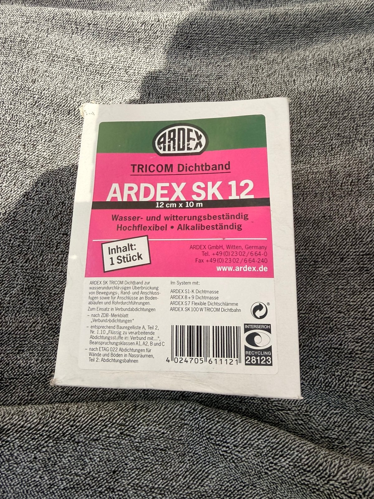 ARDEX SK12, Verzenden, Overige typen, Nieuw, Minder dan 20 cm