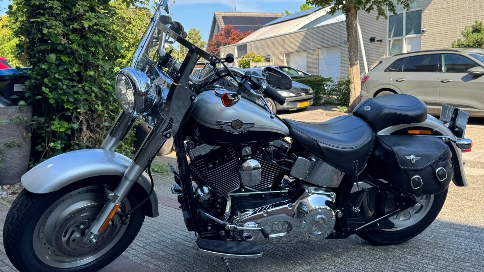 Harley Davidson Fatboy FLSTF 100 Jaar Jubileum Editie 2003, Motoren, 2 cilinders, Gebruikt, Particulier, Handgeschakeld