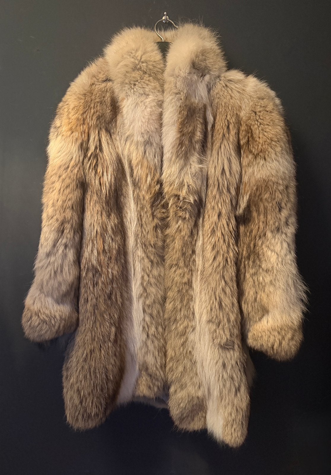 Schitterend Bontjas van Coyote maat L/XL 46, Verzenden, Zo goed als nieuw, Maat 46/48 (XL) of groter, Bruin
