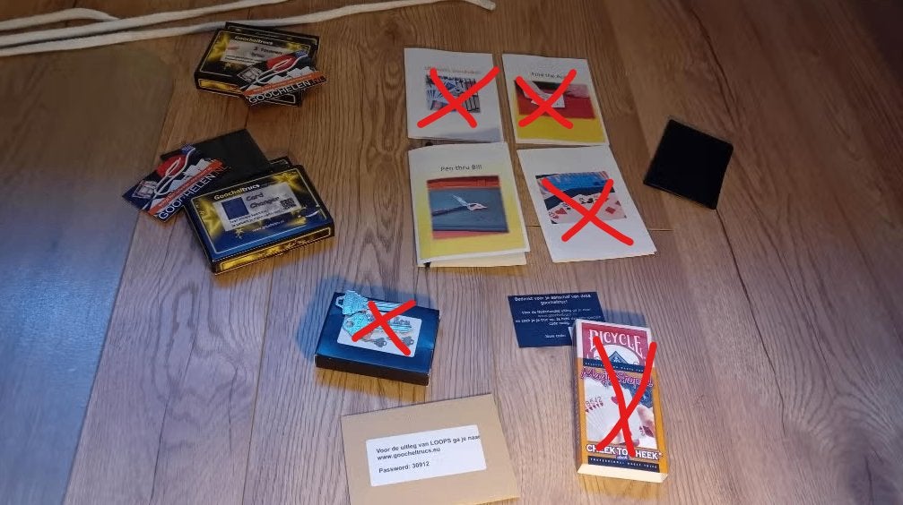 diverse professionele goocheltrucs, Ophalen of Verzenden, Zo goed als nieuw