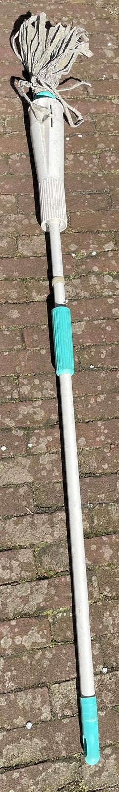 uitschuifbare steel Leifheit mop steel viscosestrips dweil, Ophalen