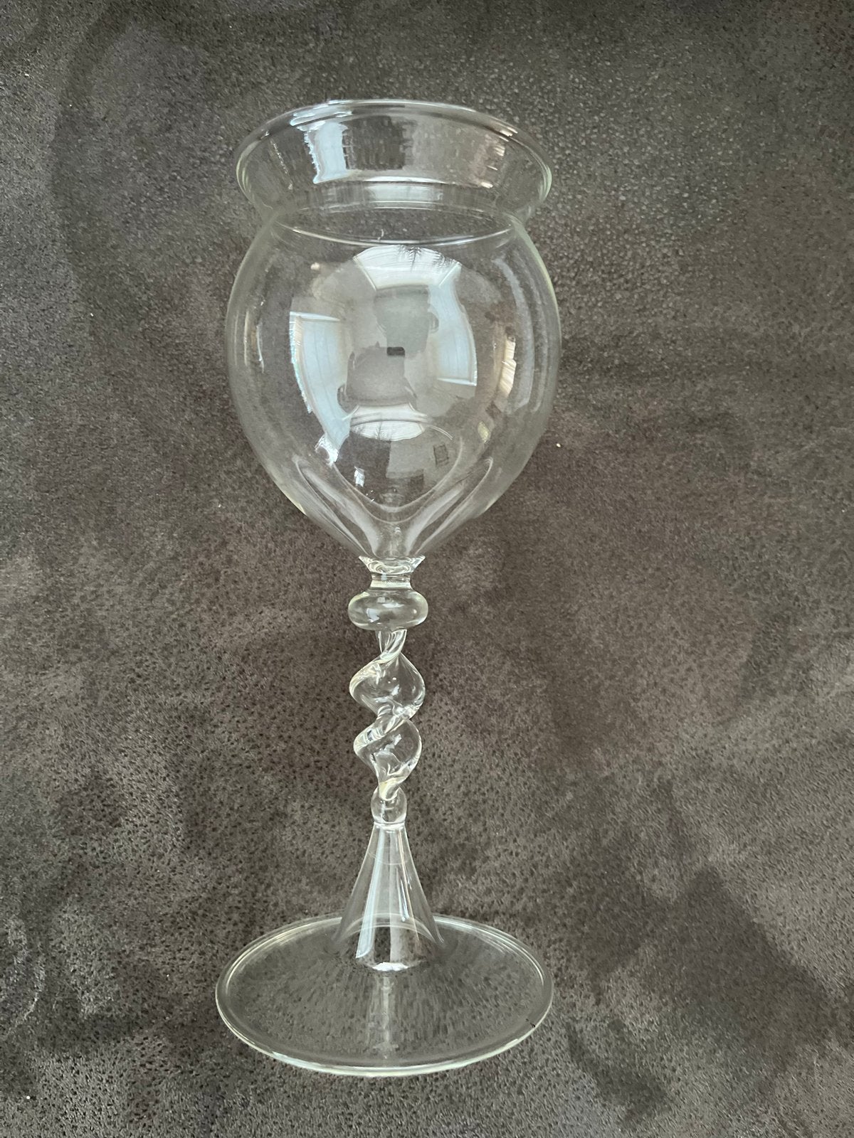 Jos Bohm glas - Uniek design met gedraaide steel, Antiek en Kunst, Verzenden