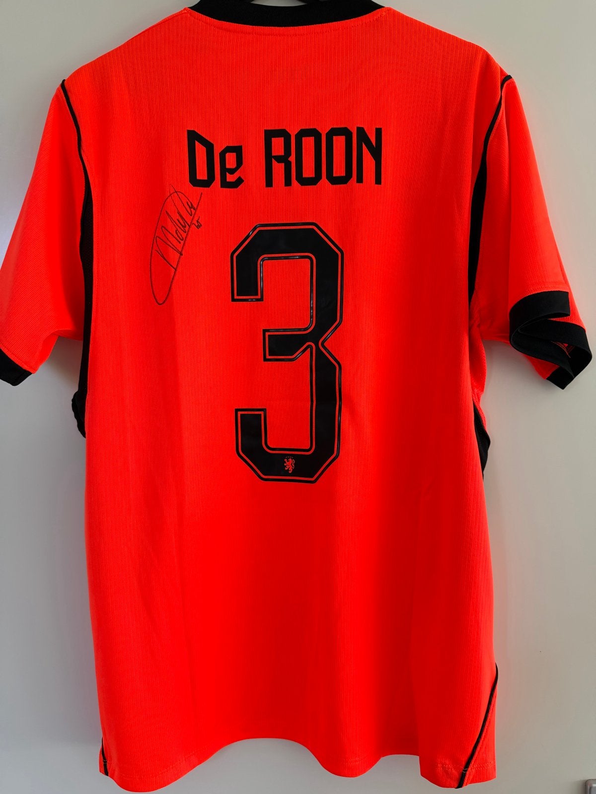 Gesigneerd De Roon shirt met videobewijs, Verzamelen, Ophalen of Verzenden, Zo goed als nieuw, Overige binnenlandse clubs, Shirt