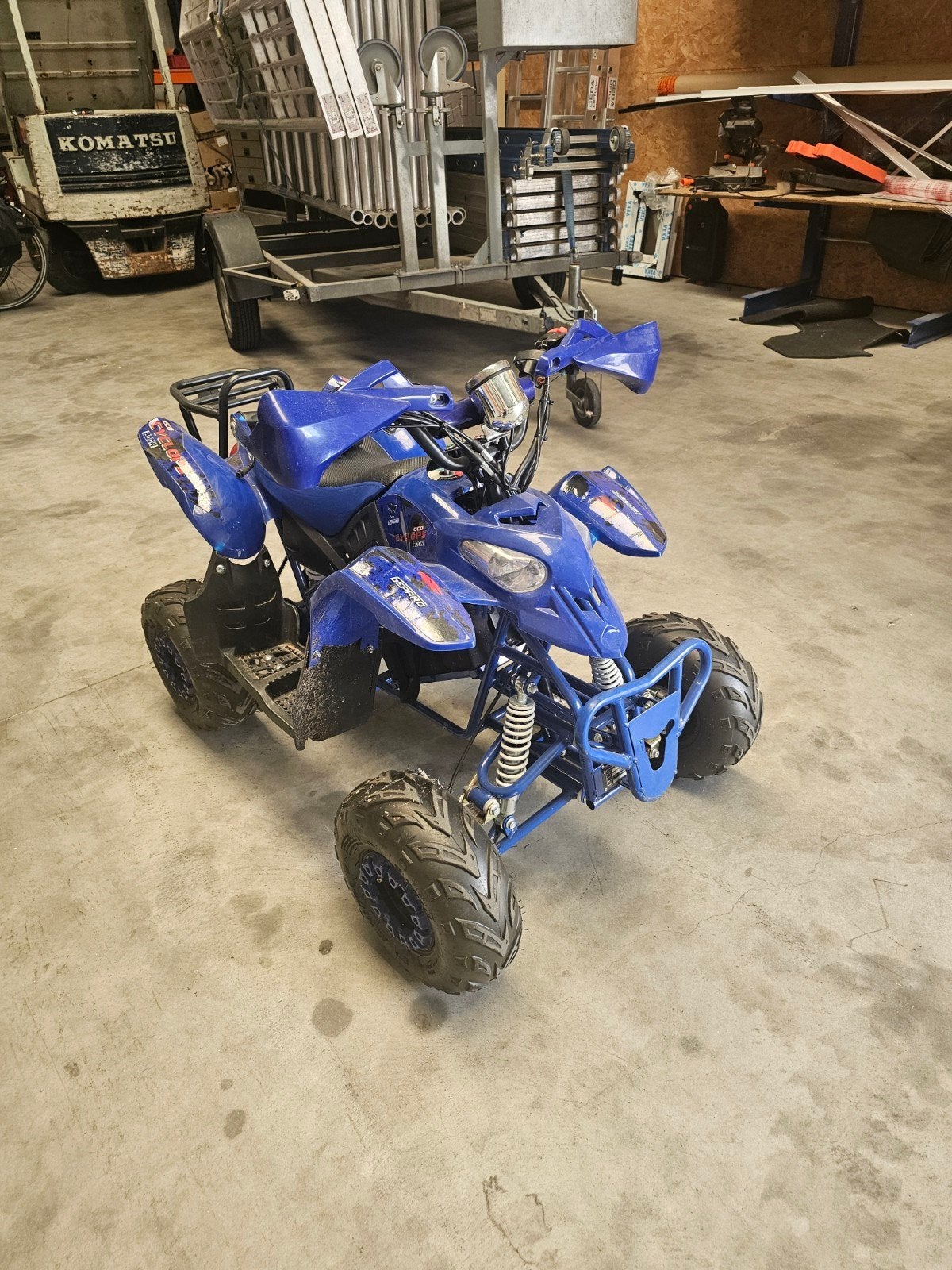 Blauwe kinder quad - Perfect voor avontuurlijke kids!, Ophalen, Gebruikt