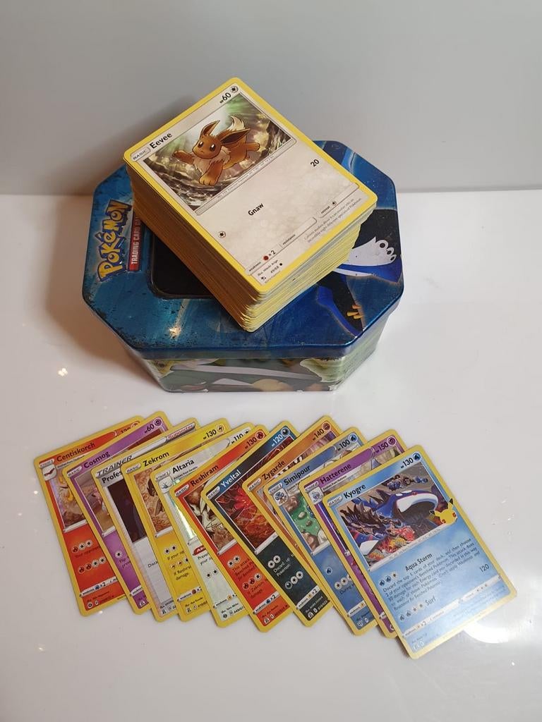 POKEMON SET VAN 160 VERSCHILLENDE ORIGINELE POKEMON KAARTEN, Ophalen of Verzenden, Zo goed als nieuw, Meerdere kaarten