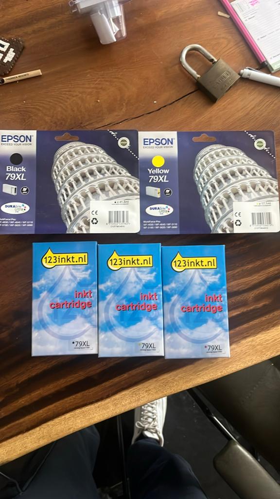 Epson 79XL inktcartridges (origineel en huismerk123), Printer, Inkjetprinter, Ophalen of Verzenden, Nieuw