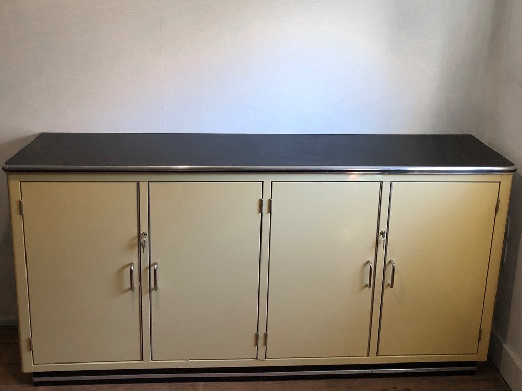 Müller Classic Line dressoir crème/zwart design 190 cm, Huis en Inrichting, Ophalen, Design, 150 tot 200 cm, Metaal