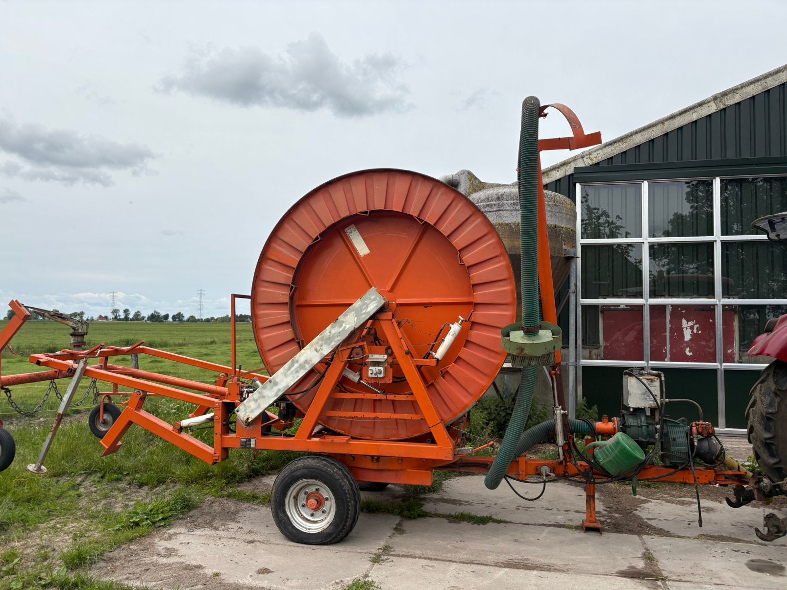 Faber haspel, Ophalen, Beregening en Drainage