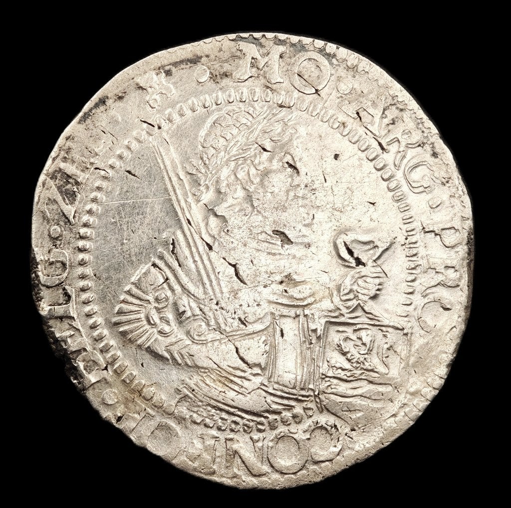1622 Rijksdaalder Zeeland, Vóór koninkrijk, Zilver, Ophalen of Verzenden, Losse munt