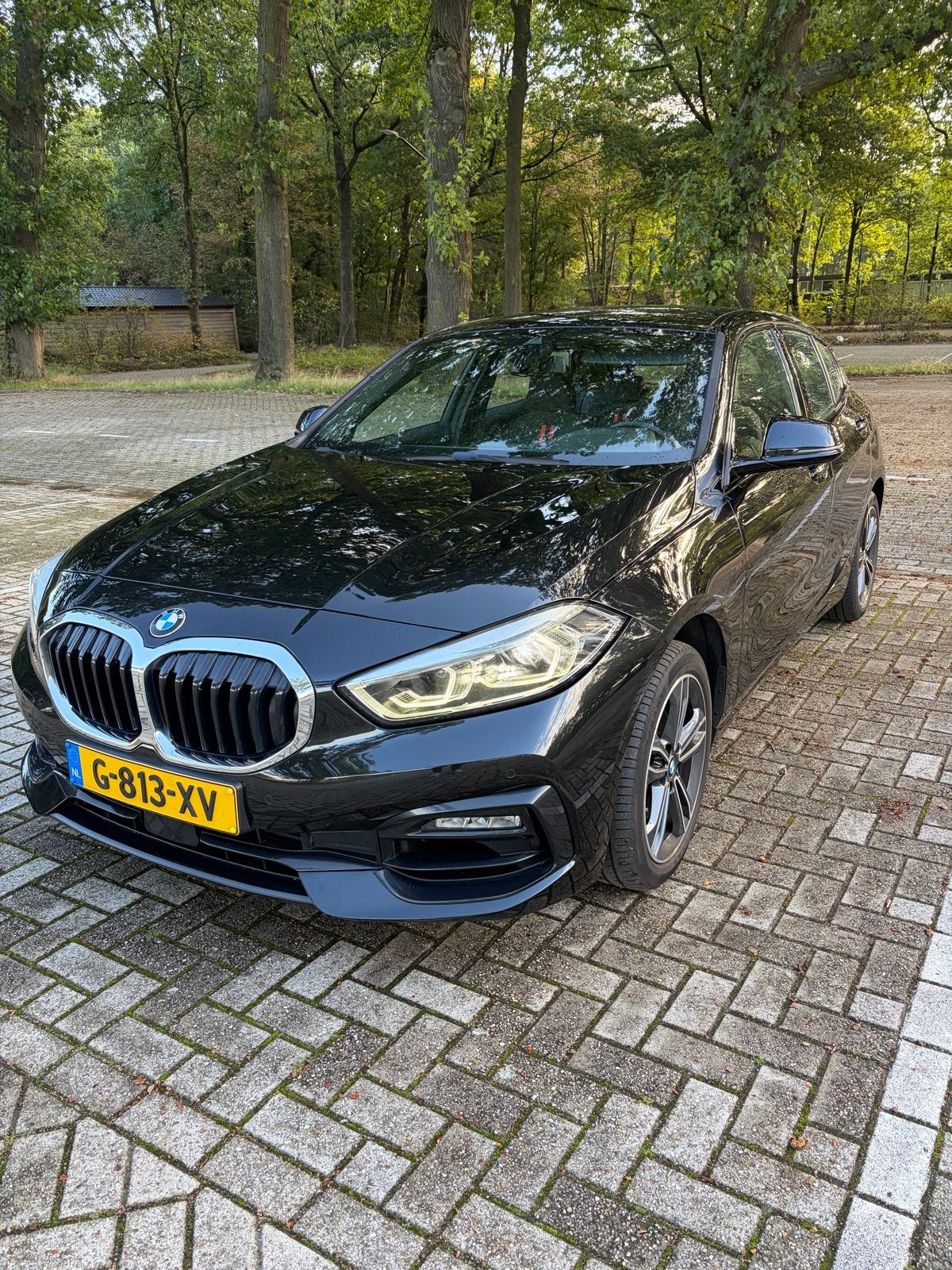 BMW 118i Executive Edition – Automaat – 140pk –CarPlay –Navi, Auto's, 1295 kg, Zwart, Origineel Nederlands, Particulier