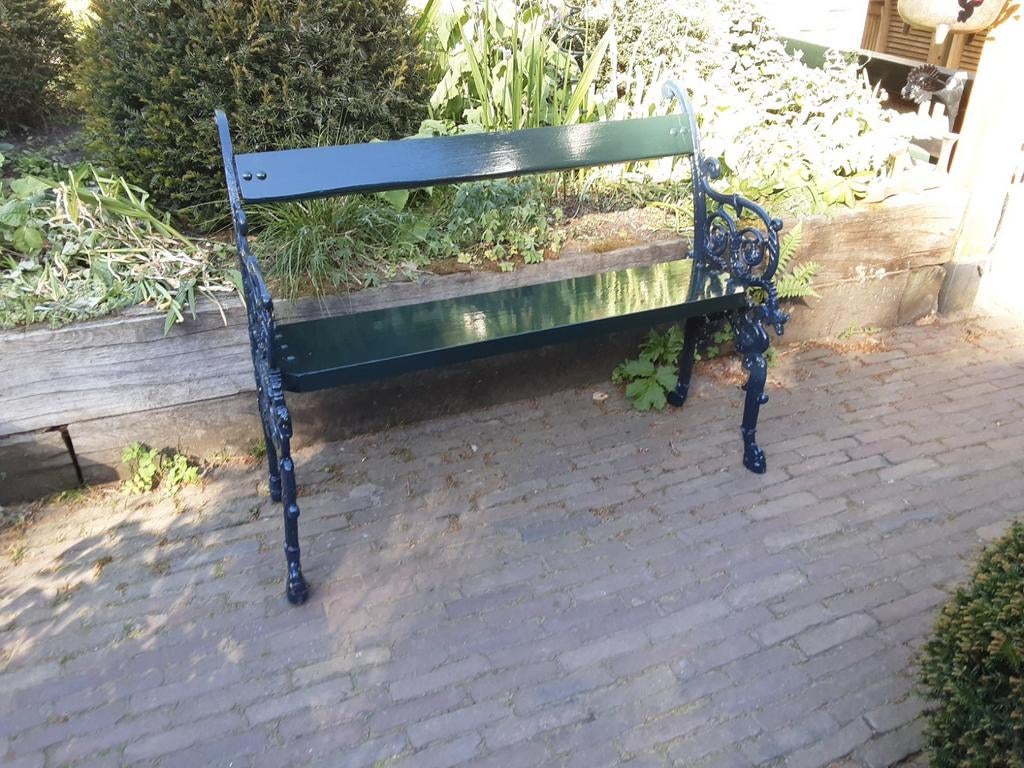 Gietijzeren tuinbank, Ophalen, Metaal