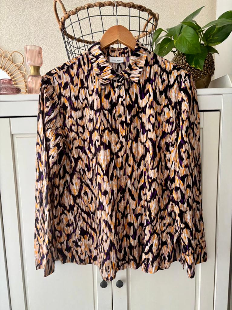Gerry Weber blouse maat 40, Ophalen of Verzenden, Zo goed als nieuw, Maat 38/40 (M), Paars