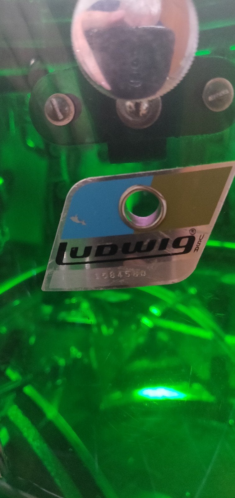 Foto 10 van Vintage Ludwig Green Vistalite 1976