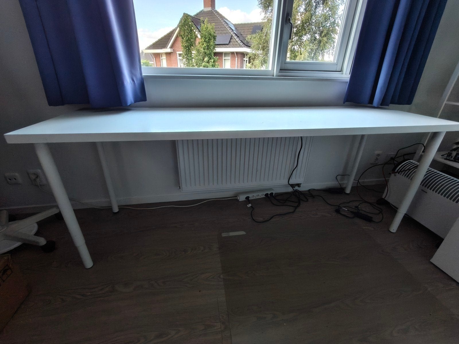 Ikea bureau lagkapten 200 x 160, Ophalen, Demontabel, Gebruikt, Spaanplaat of MDF