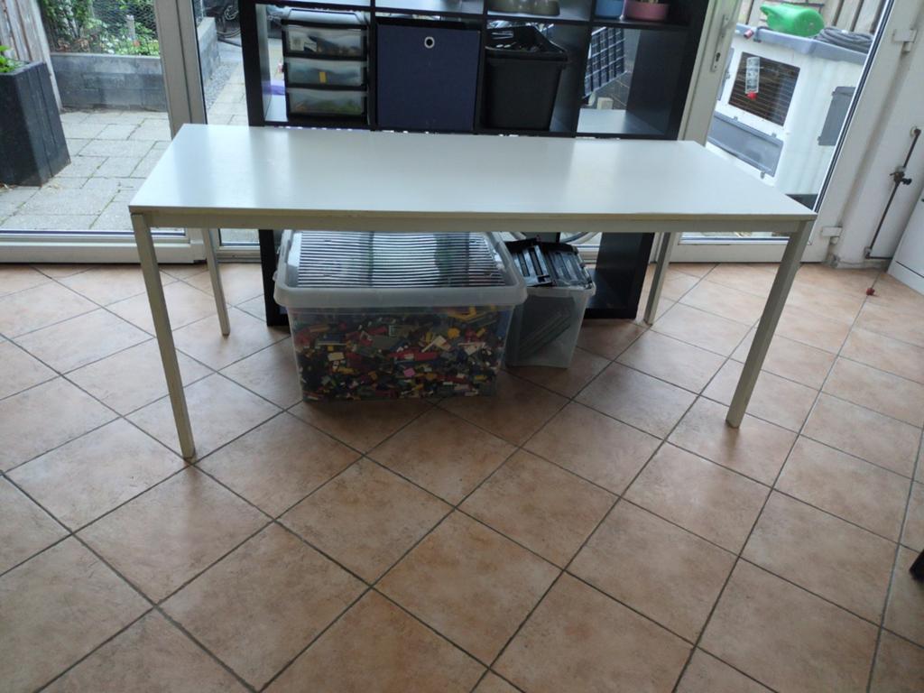 Ikea tafel meltorp, Huis en Inrichting, Tafels | Eettafels, Ophalen, Gebruikt, 50 tot 100 cm, Vijf personen of meer