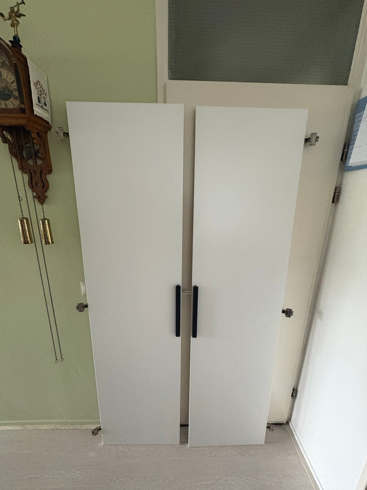 Twee nieuwe witte IKEA Forsand-deuren voor Pax-kast, Ophalen, 200 cm of meer, Nieuw, 50 tot 100 cm
