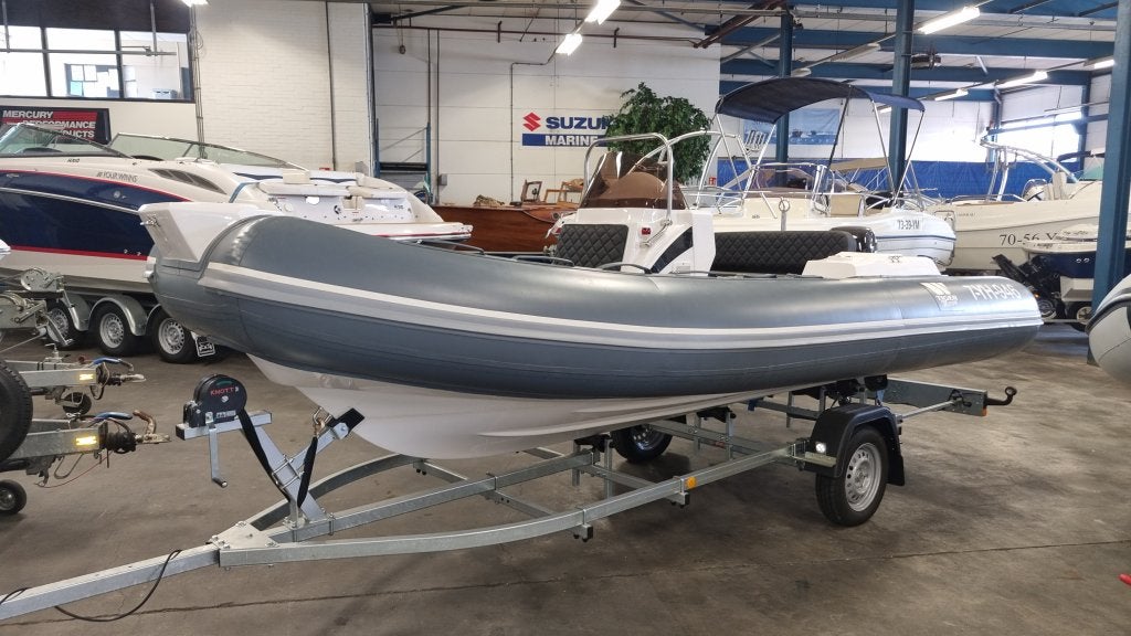 Tiger Marine Sportline 520 RIB Hypalon met Suzuki DF60A en, Watersport en Boten, Overige merken, 60 pk, Gebruikt, 5 m