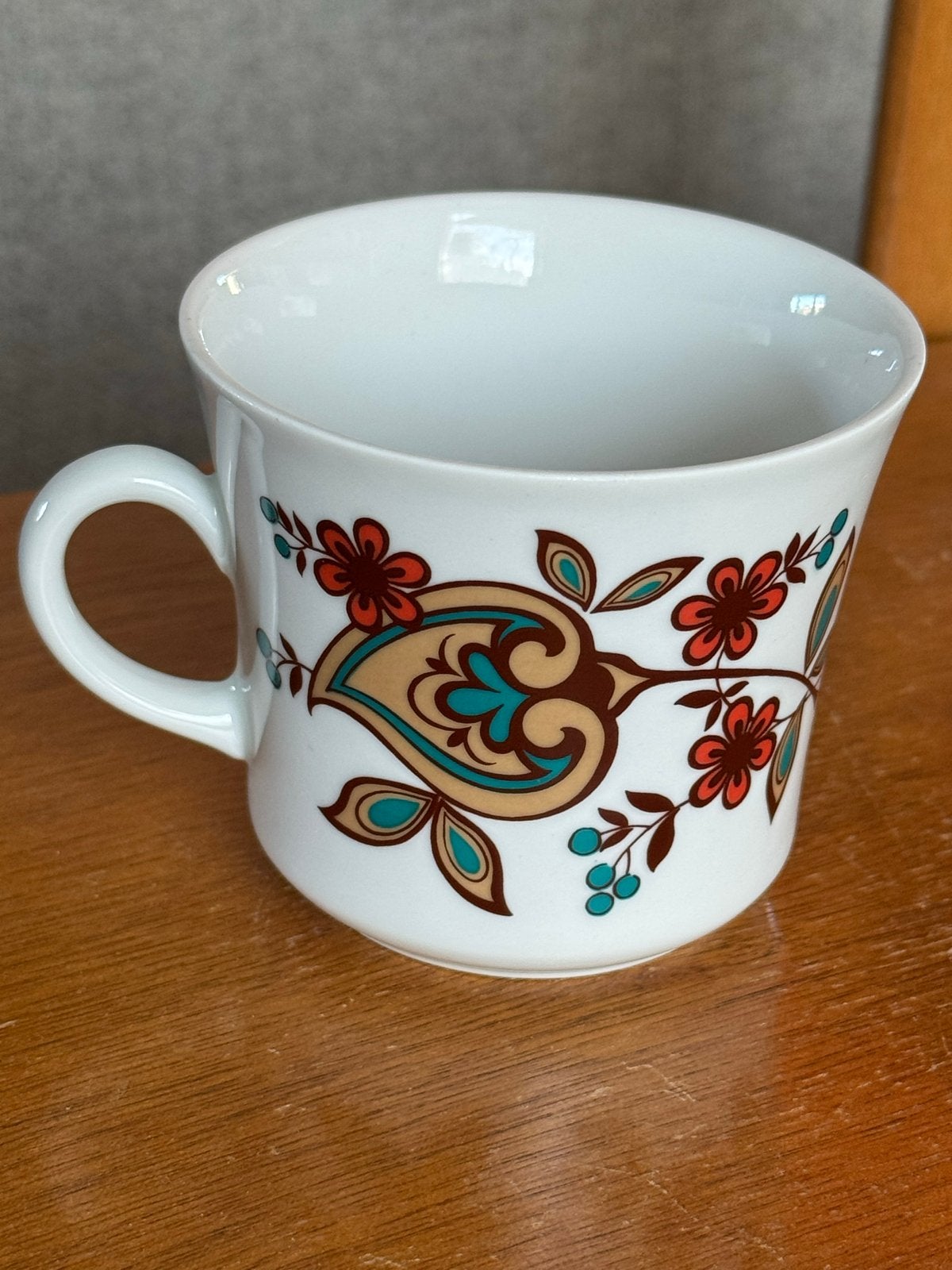 Vintage Schumann Arzberg Bavaria kopje met bloemmotief, Ophalen of Verzenden