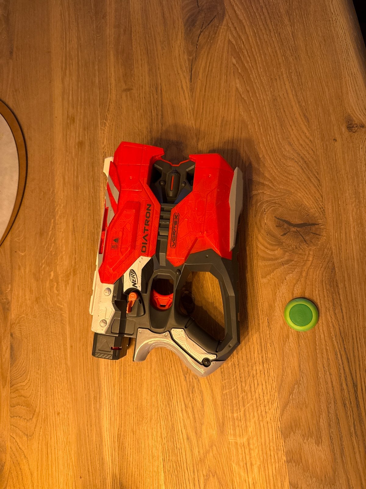 Nerf Vortex Diatron Blaster met schijfjes, Ophalen of Verzenden, Gebruikt, Jongen of Meisje