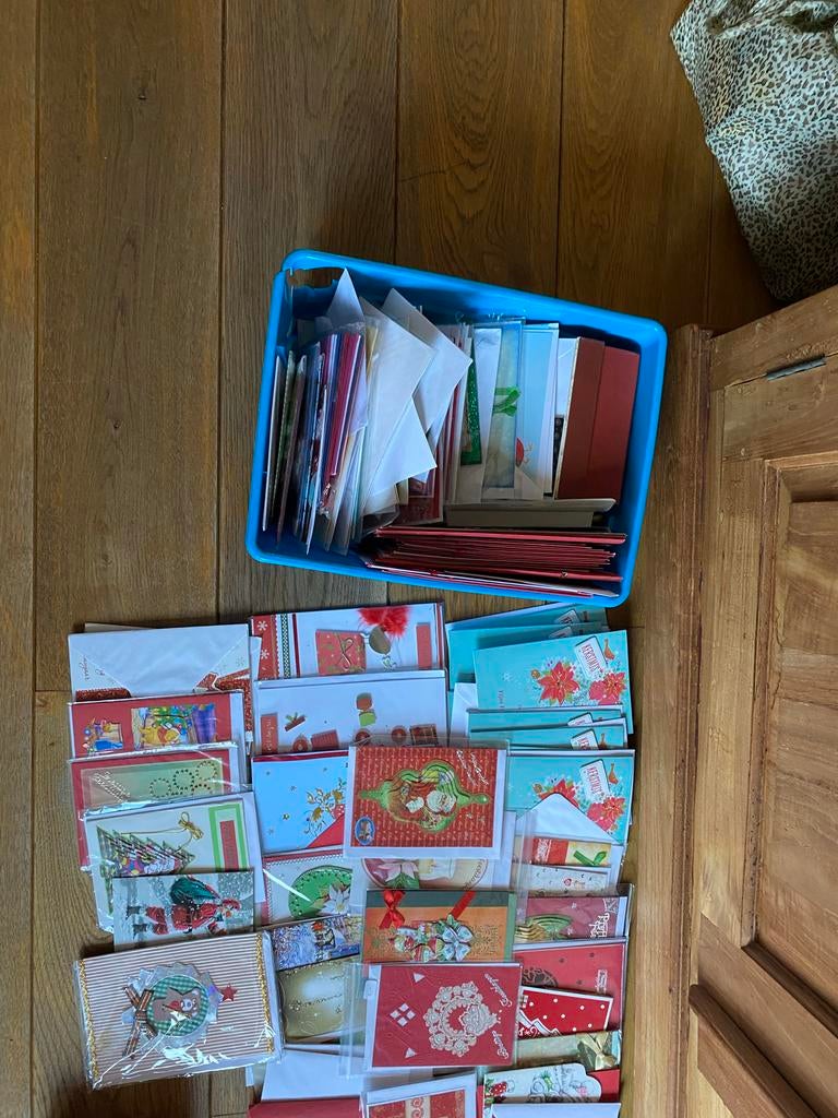 Grote partij nieuwe kerst/wenskaarten, Ophalen, Nieuw