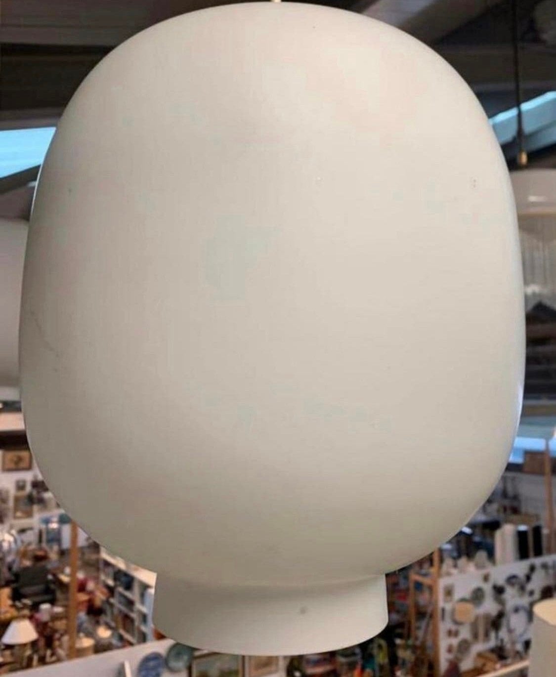 Lamp zes zeldzaam vintage Gispen Giso glazen kelken jaren 50, Ophalen of Verzenden