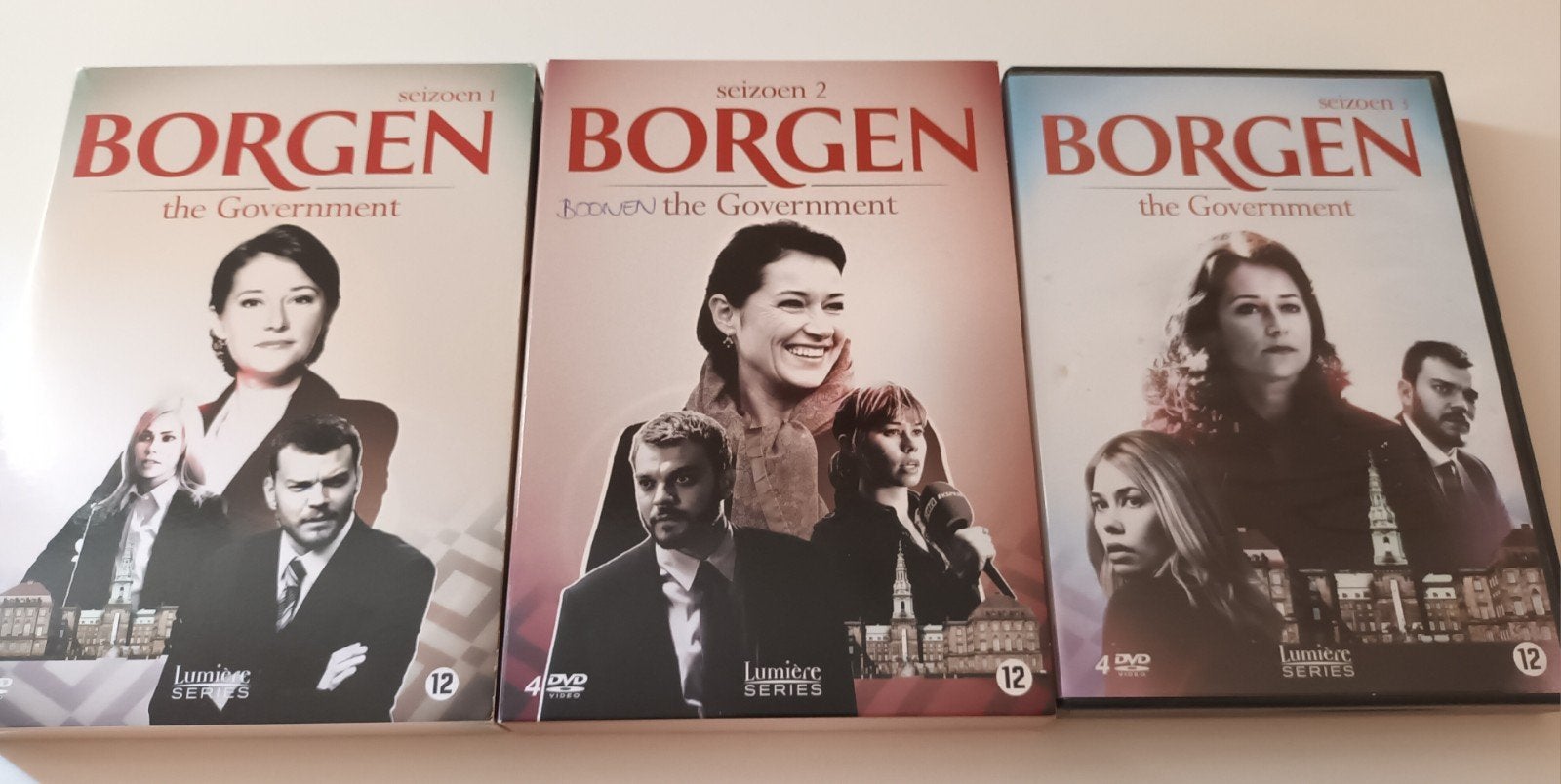 dvd complete reeks Borgen, Verzenden