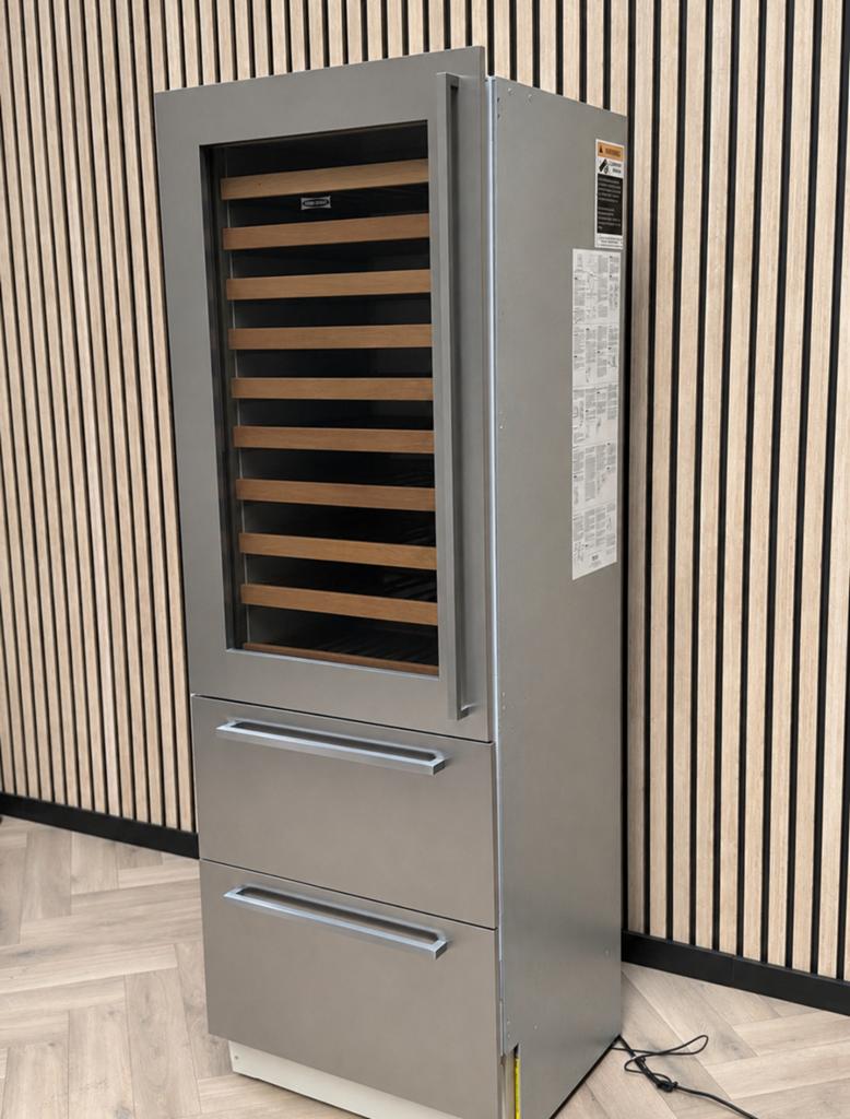 Luxe Sub Zero Wijnklimaatkast +  koelgedeelte, Witgoed en Apparatuur, Koelkasten en IJskasten, Zonder vriesvak, 200 liter of meer