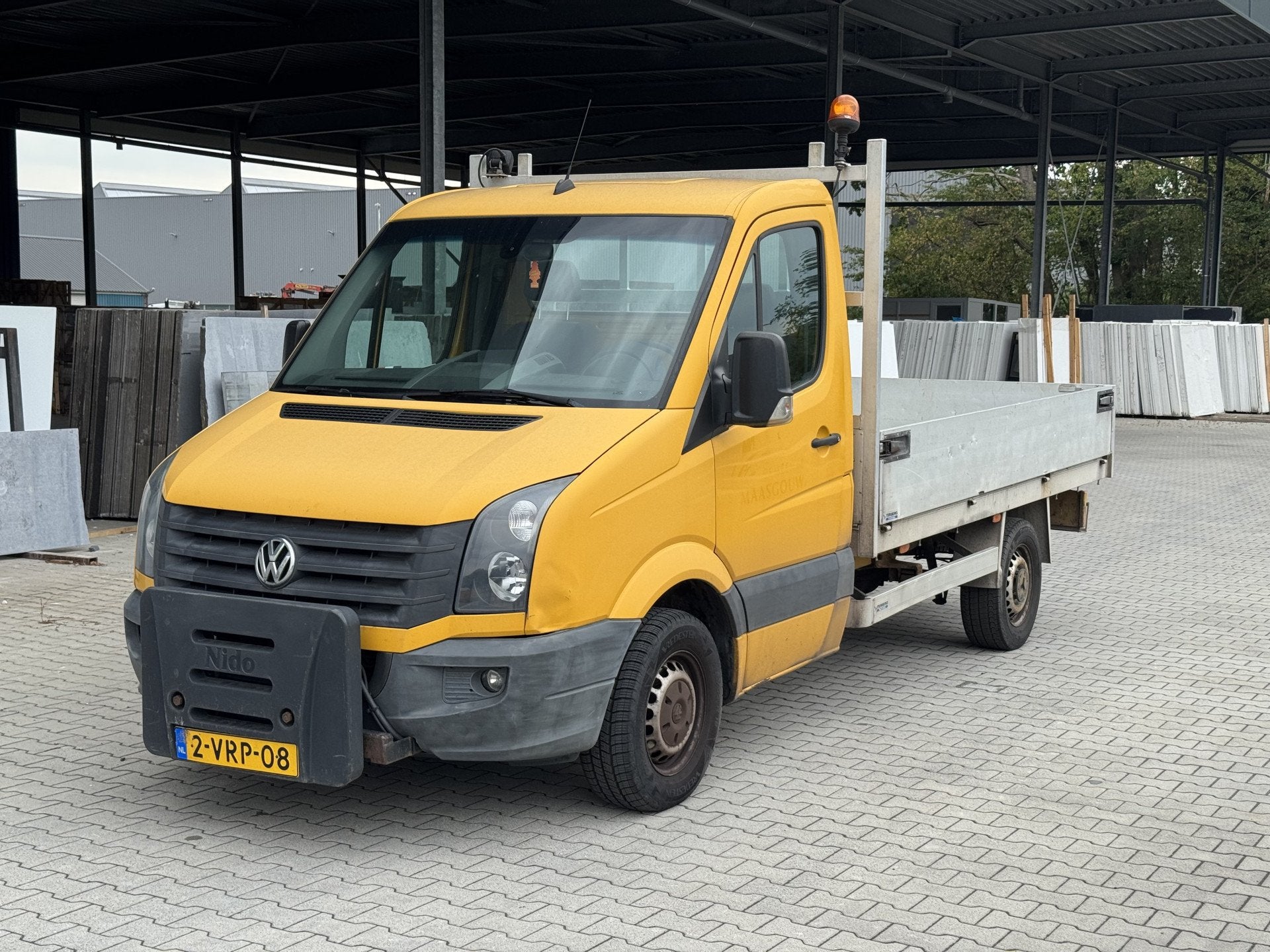 Volkswagen Crafter 35 2.0 TDI L2H1 80kW Euro 5 Pick-Up Open, Auto's, Bestelauto's, Euro 5, Gebruikt, Zwart, 4 cilinders