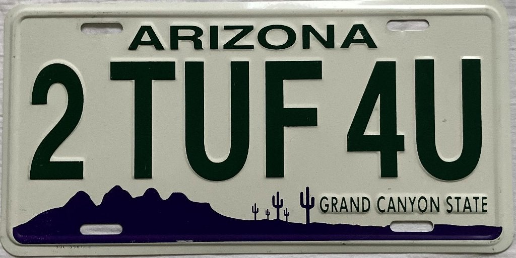 Amerikaans Arizona Grand Canyon State Kentekenplaat, Verzenden, Gebruikt, Overige typen