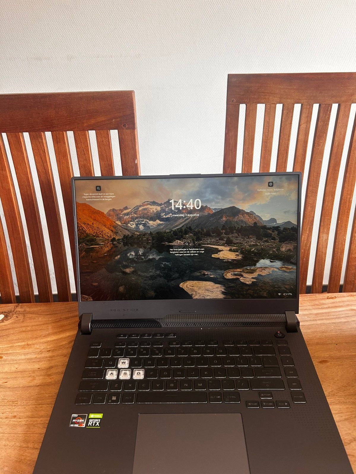 Asus ROG Strix G15 G513IC, Computers en Software, Windows Laptops, Ophalen, Zo goed als nieuw, Gaming, SSD