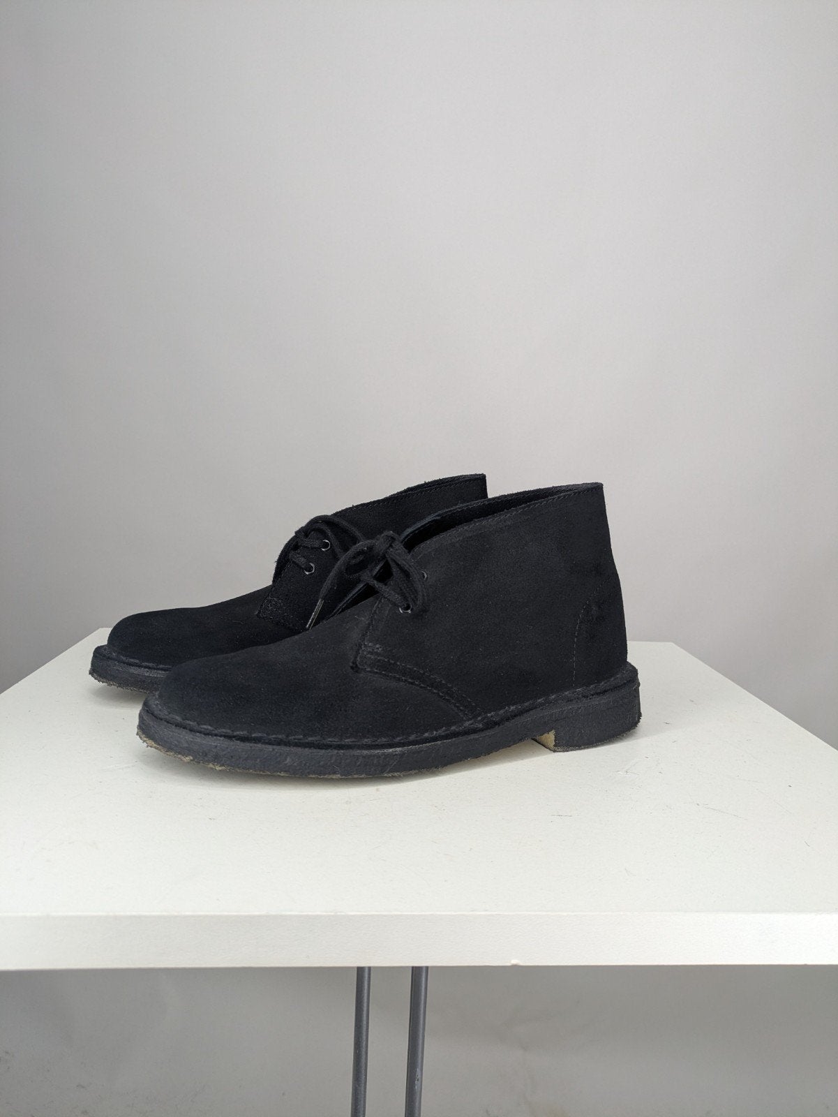 Clarks Desert boots zwart suède, Zwart, Lage of Enkellaarzen, Customerservices@clarks.com, Clarks