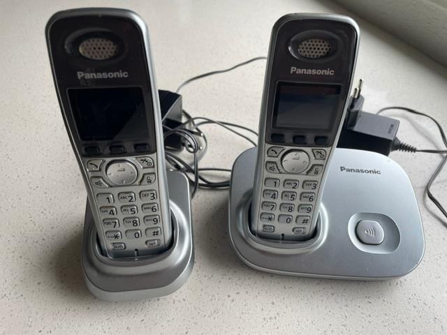 Dect telefoon, Ophalen, Gebruikt, 2 handsets
