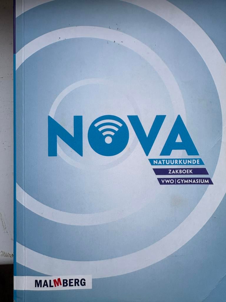 NOVA Natuurkunde Zakboek VWO | Gymnasium - Malmberg, Ophalen of Verzenden, Beta, Zo goed als nieuw, WO