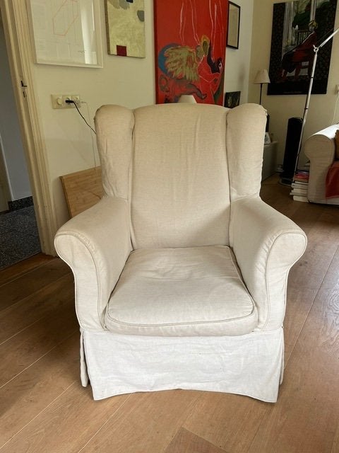 Fauteuil écru, Ophalen, Gebruikt, Overige kleuren, Modern klassiek