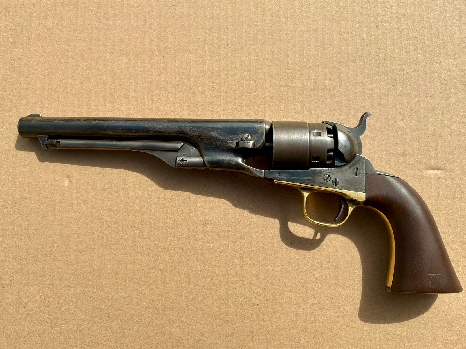 Antieke Colt M1860 .44 percussie revolver, Ophalen of Verzenden