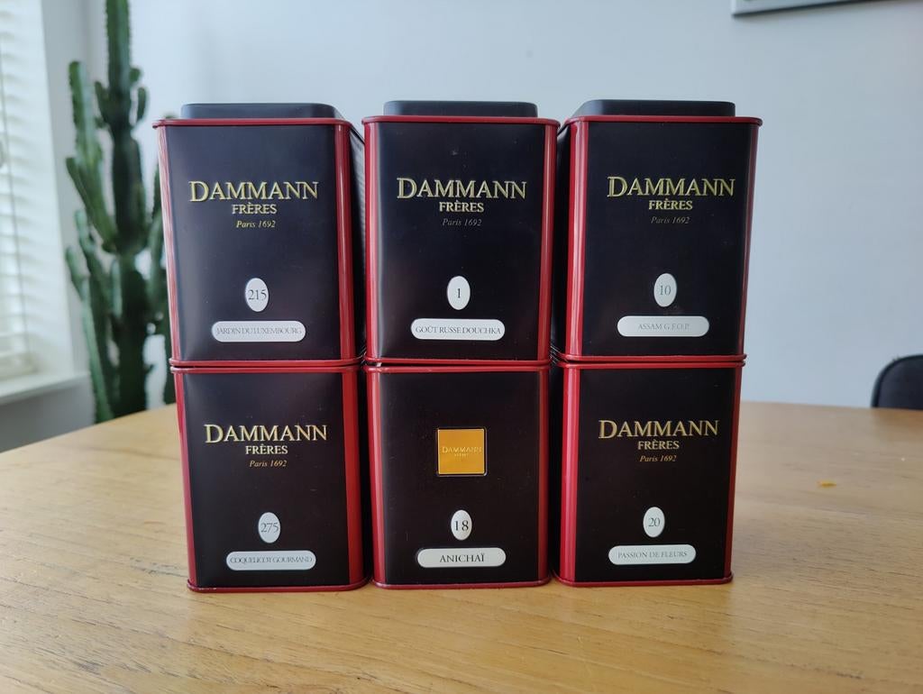 Dammann Frères theeblikken, Verzenden, Overige