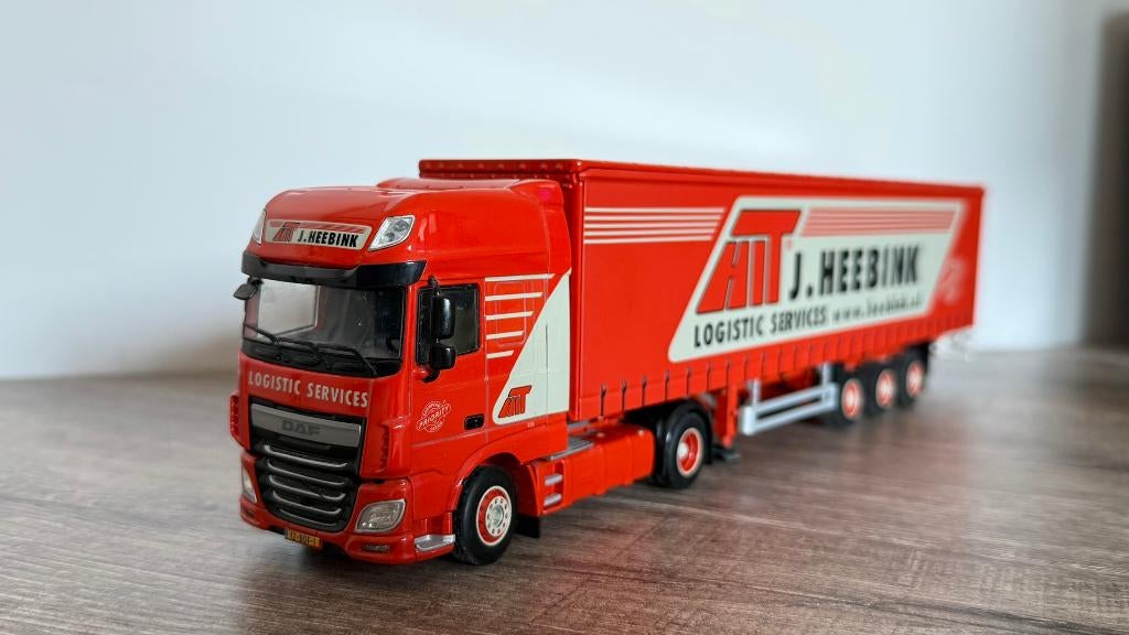 WSI J.Heebink Daf XF SSC Met schuifzeiloplegger, Ophalen of Verzenden, Zo goed als nieuw, Bus of Vrachtwagen, Wsi