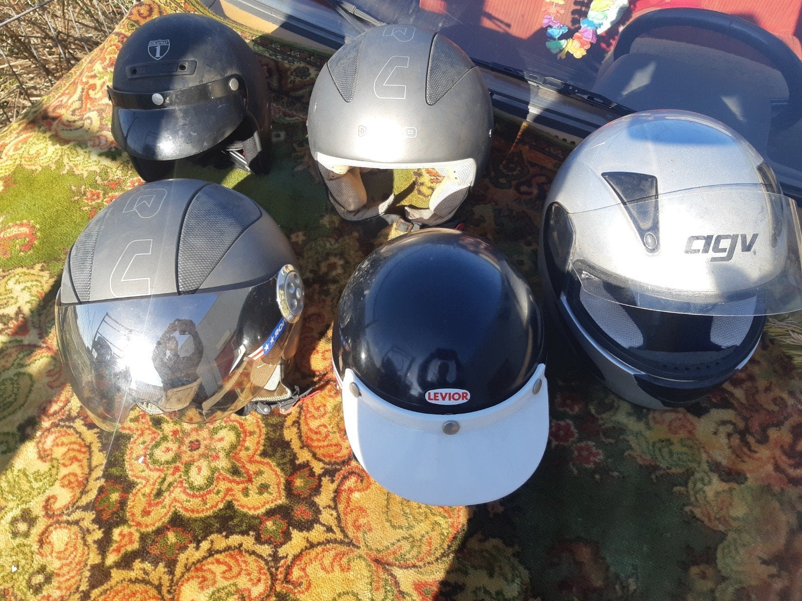 BROM OF MOTORHELMEN NU PER STUK AF TE HALEN VOOR 14.95 EURO, Fietsen en Brommers, Brommerhelmen, Ophalen of Verzenden, Gebruikt