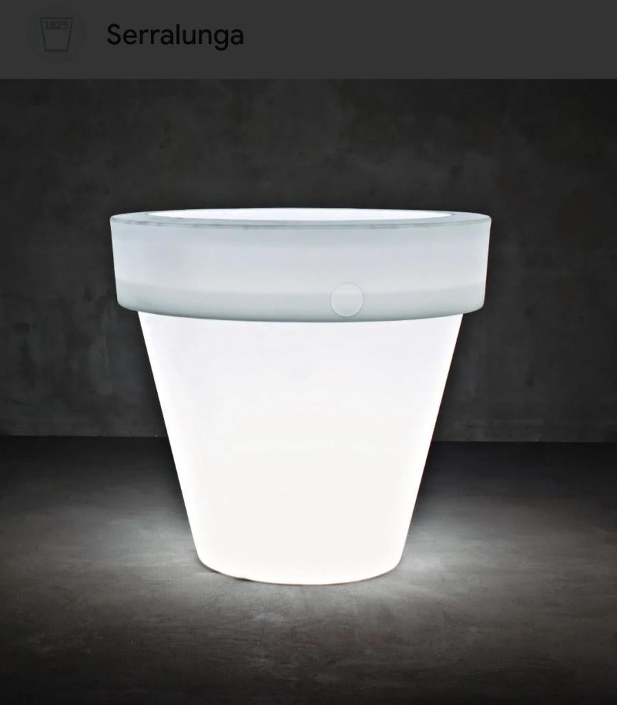 VAS-ONE Serralunga Bloempot Ø 130 cm met verlichting hoogte, Tuin en Terras, Bloembakken en Plantenbakken, Niet ingevuld, Gebruikt