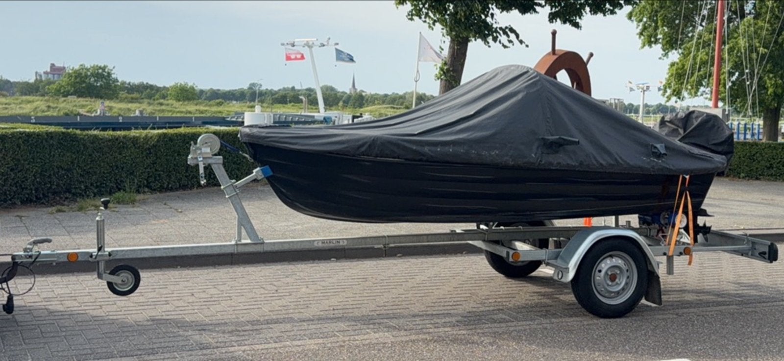 Complete Liberty sloep 360 met Tohatsu 4pk en accessoires, Ophalen, Zo goed als nieuw