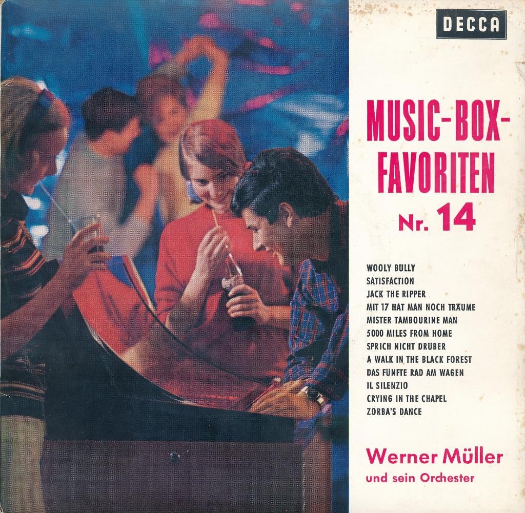2546 Werner Müller Orchestra - Music-Box Favoriten, Ophalen of Verzenden, Gebruikt, 7 inch, EP