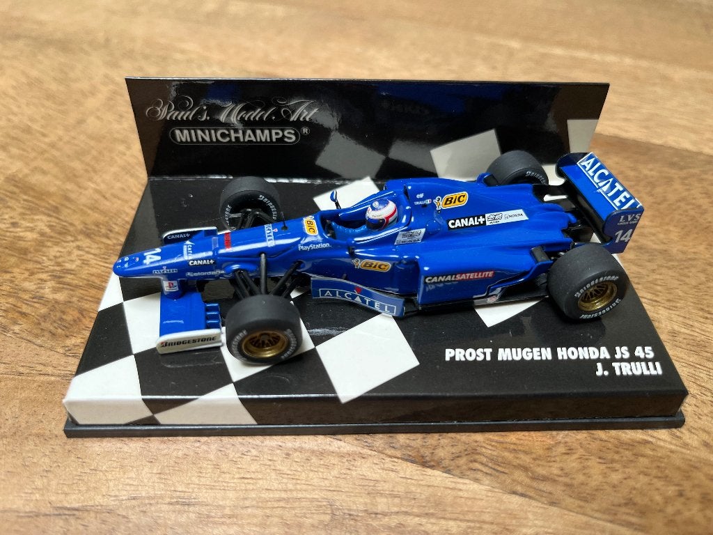 Minichamps Prost Mugen Honda JS 45 J. Trulli Formule 1, Ophalen of Verzenden, Zo goed als nieuw, Auto, MiniChamps
