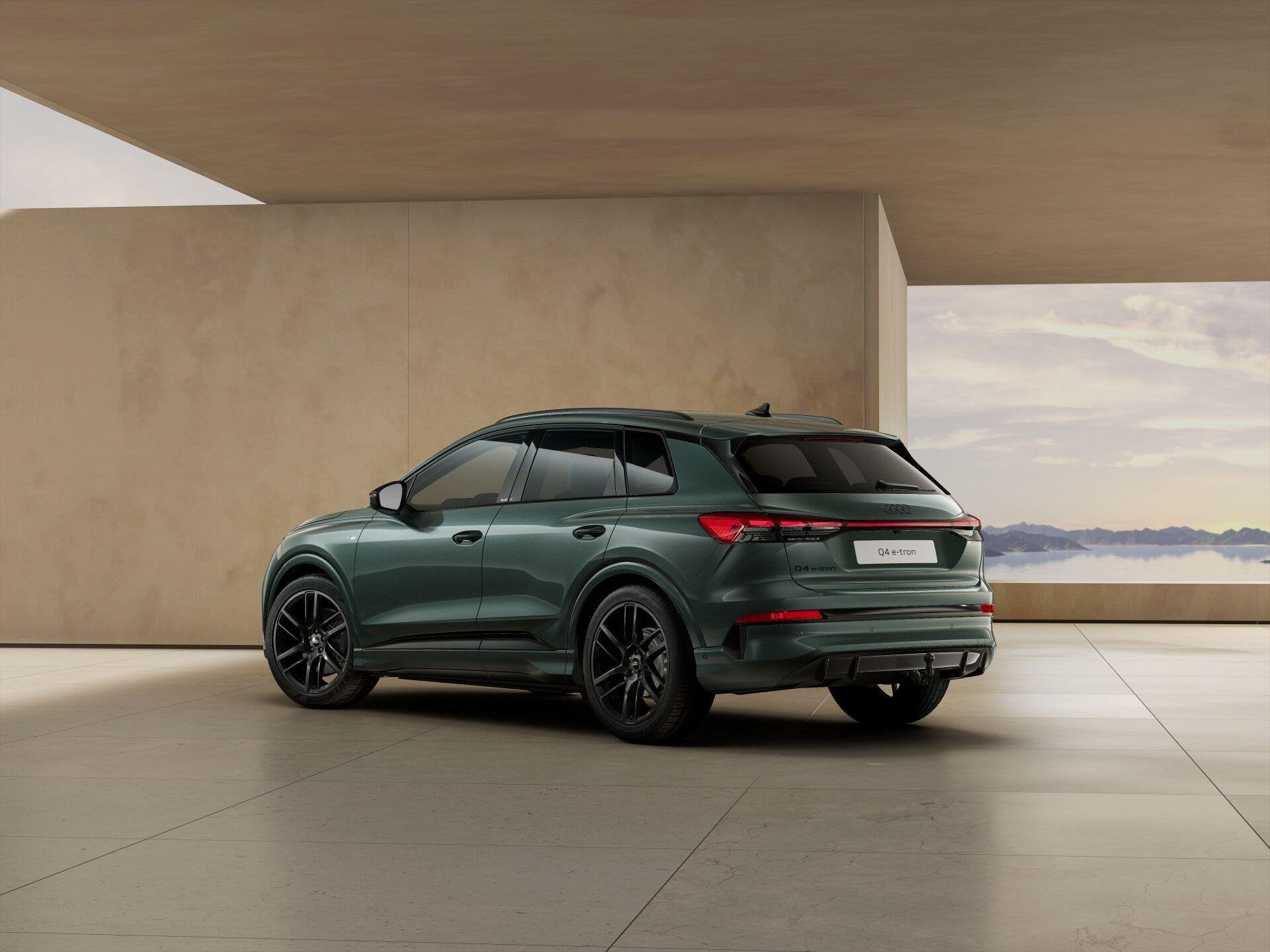 Audi Q4 e-tron S Edition 82 kWh | Passagiers Display | 21" V, Automaat, 12 maanden, Achterwielaandrijving, 510 min
