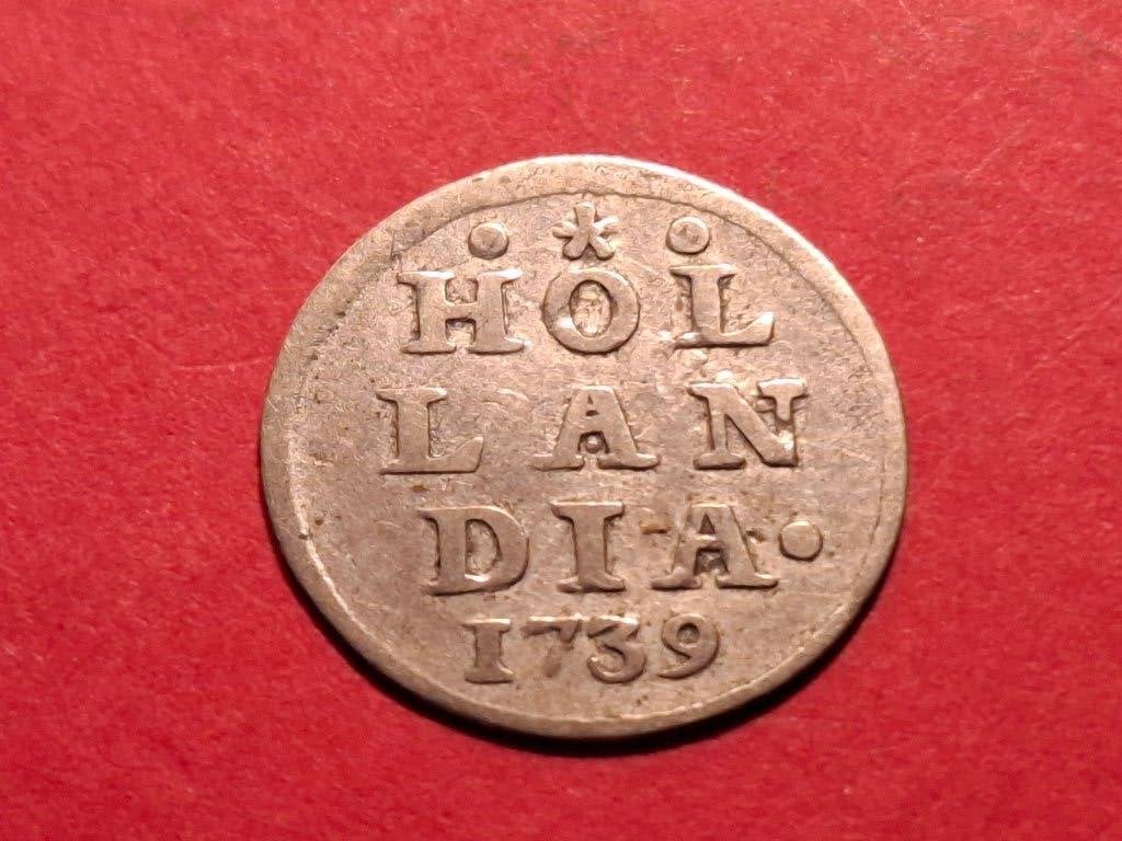 Bezemstuiver 1739 Holland, Vóór koninkrijk, Zilver, Losse munt, Overige waardes