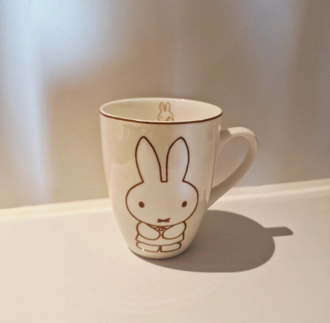 Mok met Nijntje opdruk - Dick Bruna, Ophalen of Verzenden, Gebruikt, Keramiek, Mok