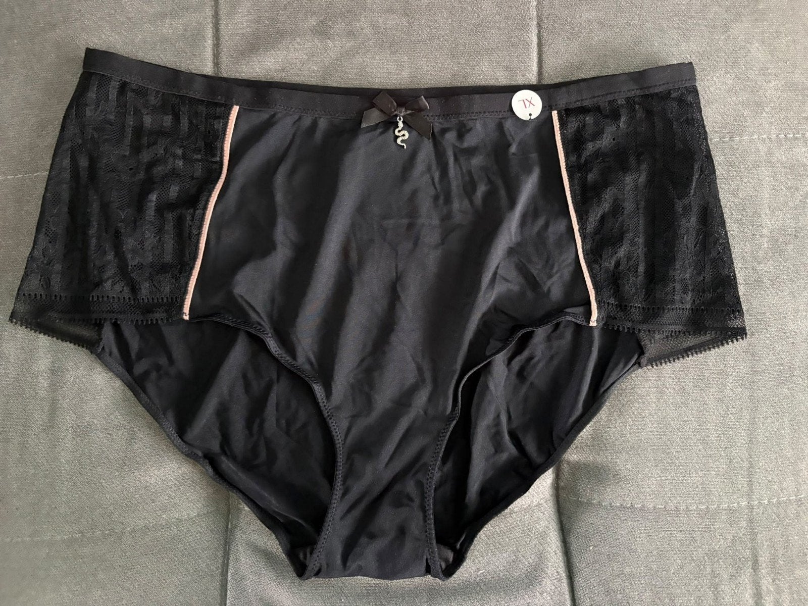 I Am Danielle X Hunkemoller tailleslip met kant - Zwart XL, I Am Danielle, Ophalen of Verzenden, Zwart, Slip