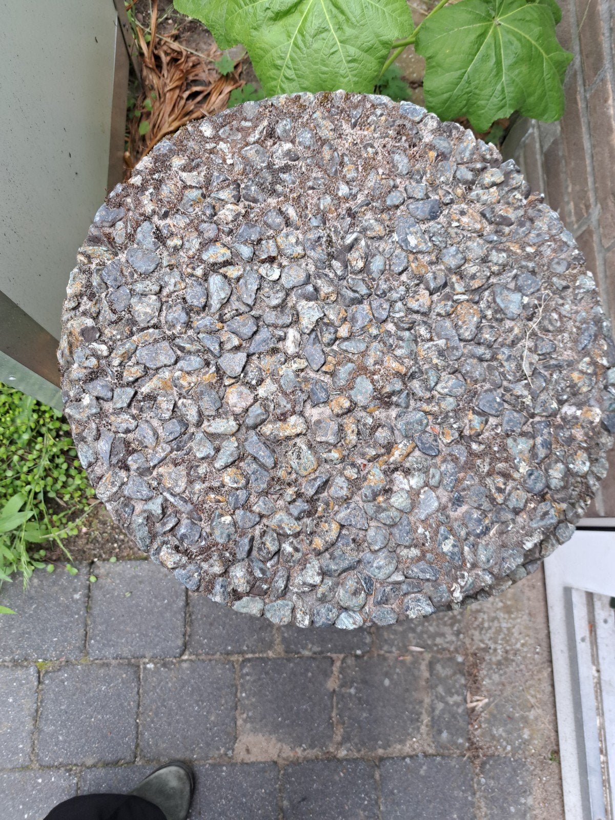 Ronde stoeptegels, Ophalen of Verzenden, Gebruikt, Grijs, Overige typen