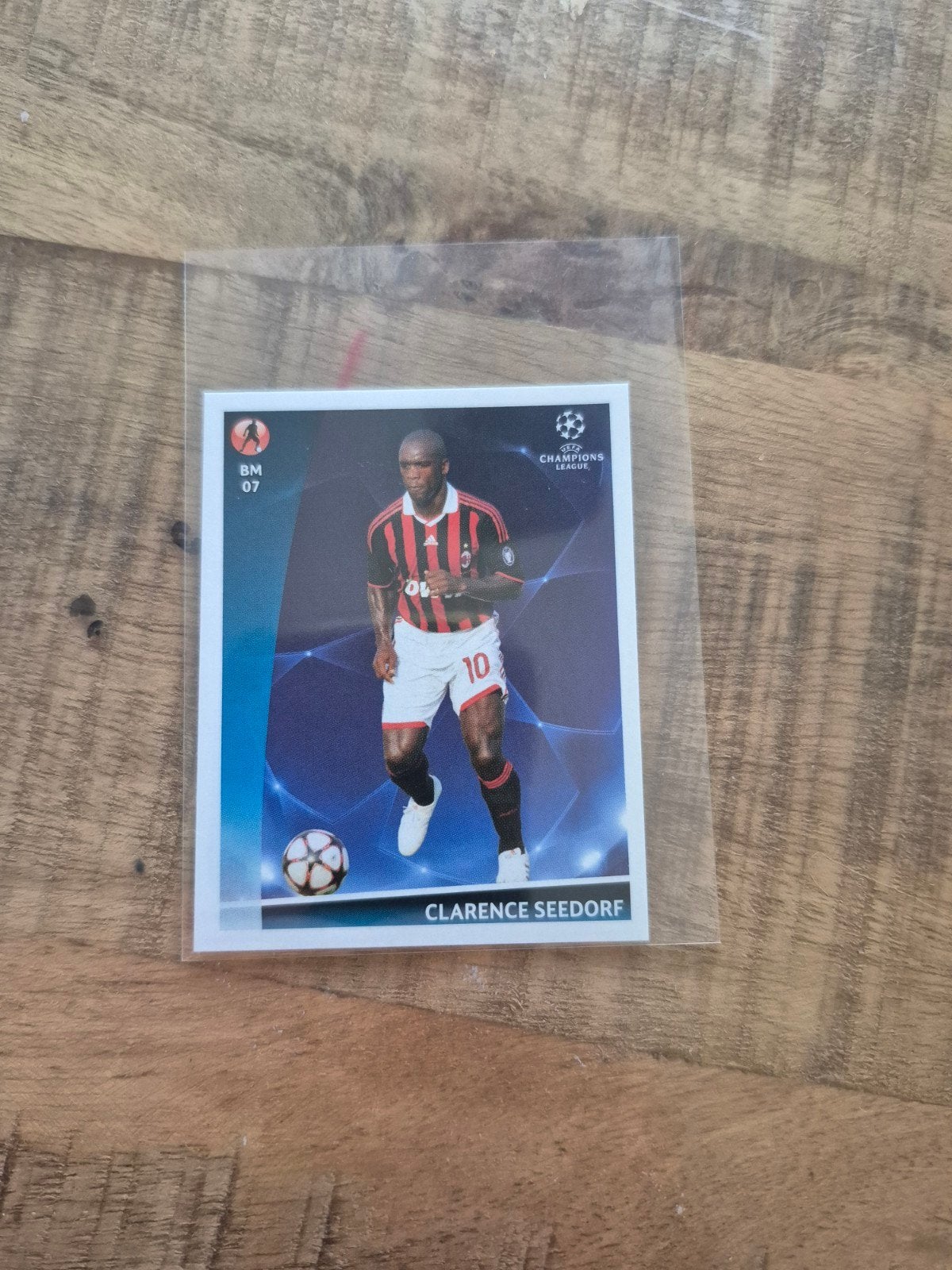 Panini Clarence Seedorf 2009/2010, Ophalen of Verzenden, Nieuw, Plaatje