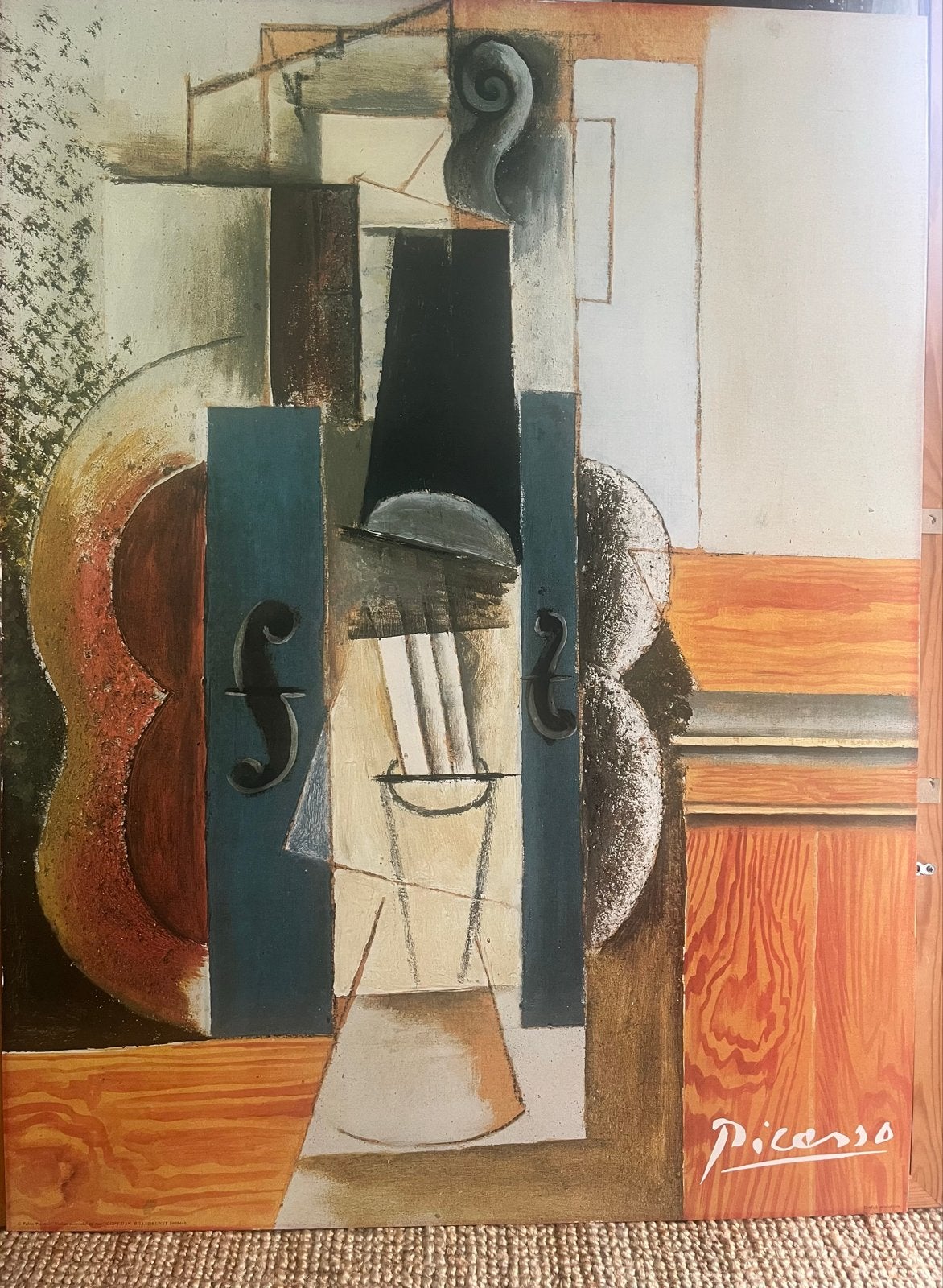 Picasso poster groot hardboard 90 cm x120 cm, Ophalen